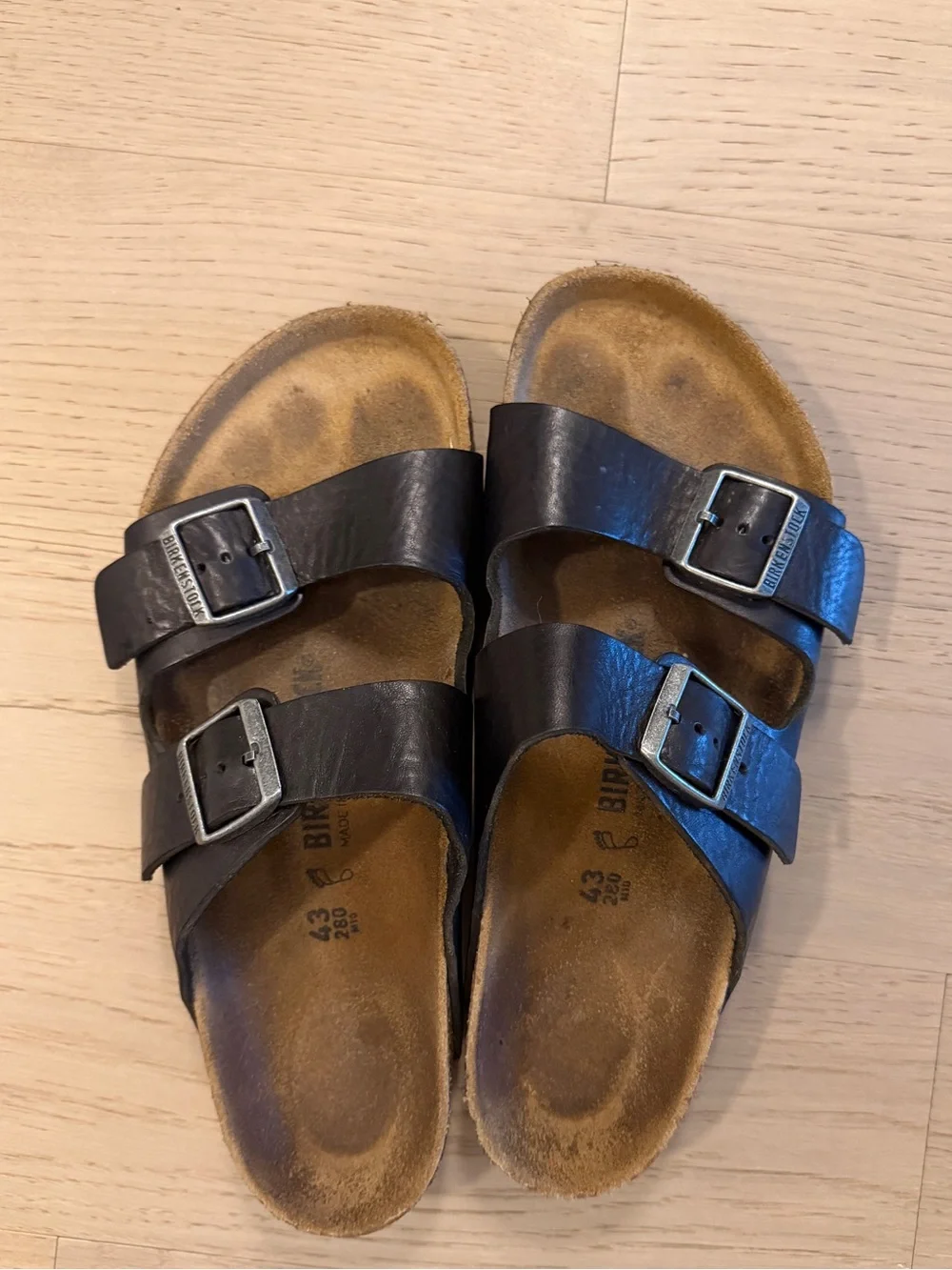 Birkenstock Black Leather Sandal